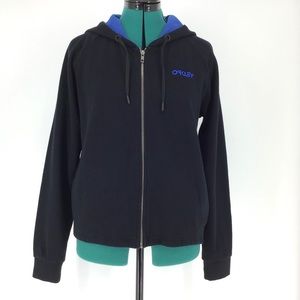 Oakley Urban Light Fleece Hoodie in Blackout, Med